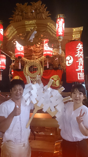 矢柄青年団地車祭り♪