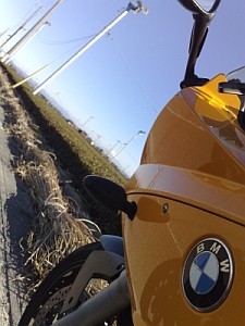 茶畑のBMW