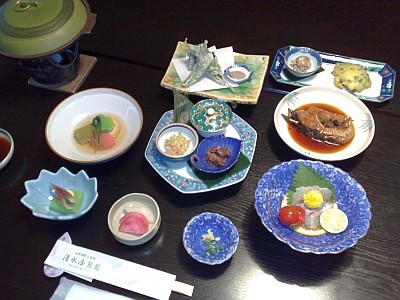 清水屋旅館・夕食