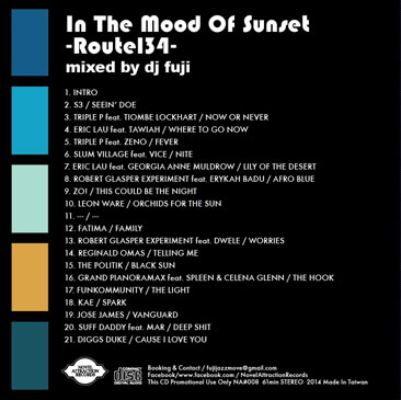 DJ FUJI / In The Mood Of Sunset - Route134 ura