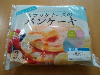 日本ハムのリコッタパンケーキ 季節を愛でる
