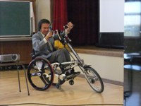 ハンドサイクル体験