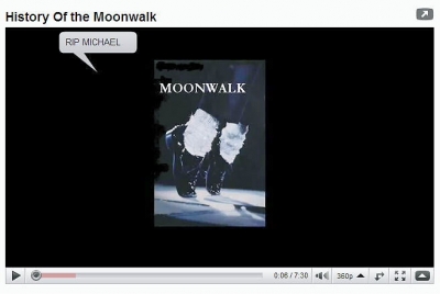 history of the moonwalk