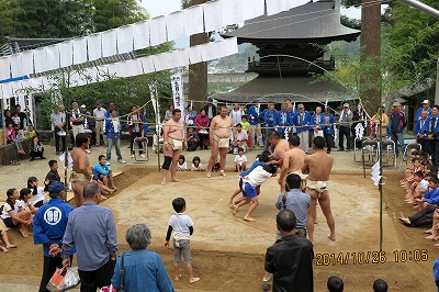 みんなでぶっつかり