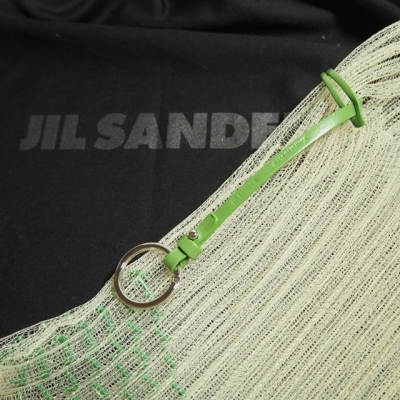 新入荷商品 JIL SANDER ジルサンダー BEADS MARKET BAG ビーズ装飾 