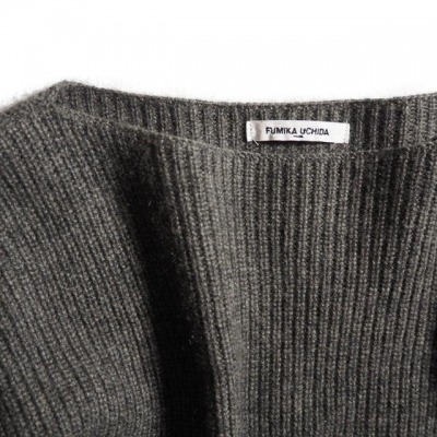 FUMIKA UCHIDA / フミカウチダ | CASHMERE BOAT NECK SWEATER ニット | ベージュ | レディース