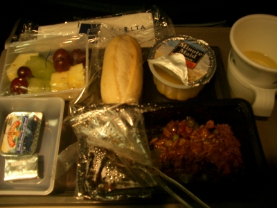 デルタ航空機内食3(米→日)