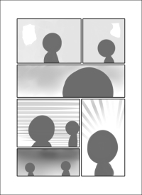 白枠