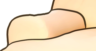 内枠ペン描き