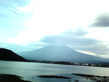 河口湖の富士山