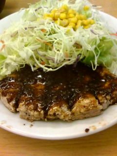 松屋トンテキ定食