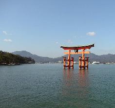 朝の鳥居