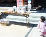 甘茶の接待です(セルフ)