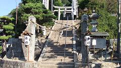 階段を上がりました