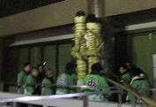 宮島中学校の松明