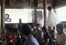 御幣でお祓い