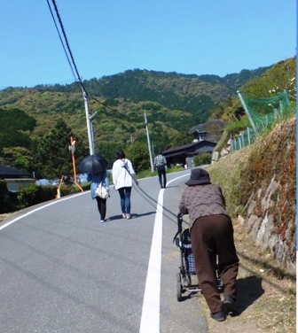 シルバーカーで行く