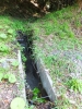 水が流れてる