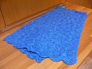 Feather and Fan Shawl