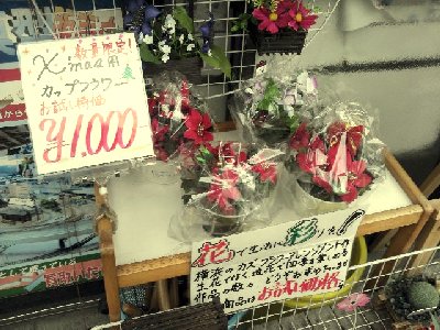 年末年始用のフラワーアレンジメント