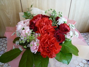 20090328 卒業の花束