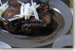 鶏の柚子胡椒焼き
