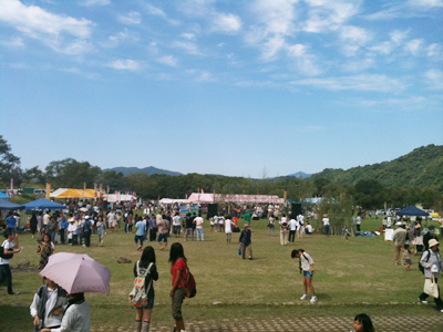 はたフェス会場風景
