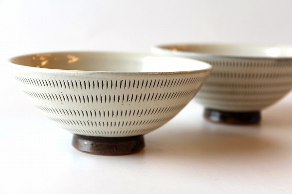 小石原焼 上鶴窯 飛び鉋茶碗 大 他 | 器屋うらの