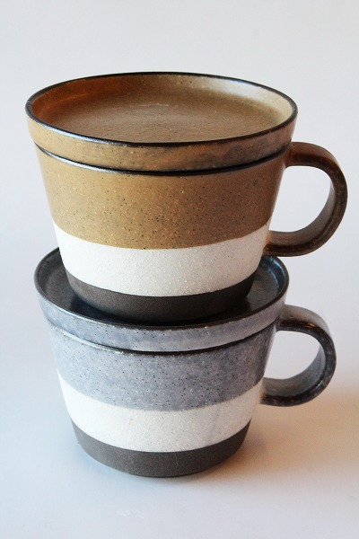 和蓋付きの九谷焼カップ 九谷焼カップ＆小皿【千鳥】～CHIDORI～ | anzucafe