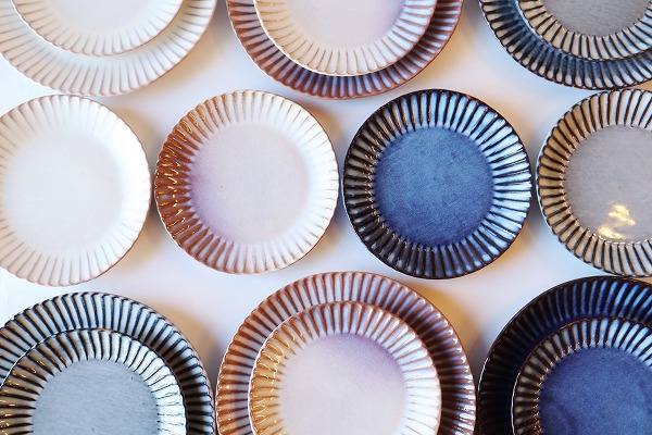 未使用/特価❕萩焼/泰山窯/加藤 重美作/銘々皿/5枚組　　茶道具/菓子皿 萩焼泰山窯加藤 重美作銘々皿5枚組茶道具菓子皿作家