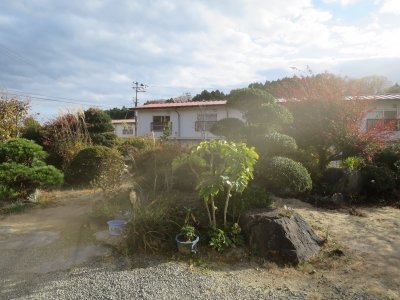 終了)庭の草木除草と古い堆肥物の運搬作業