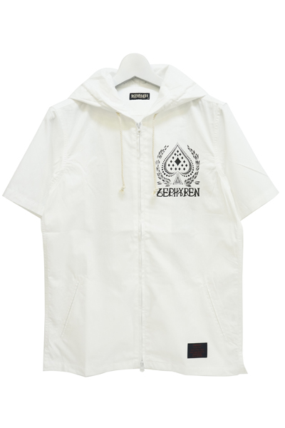 Zephyren(ե) HOOD SHIRT S/S WHITEΥ