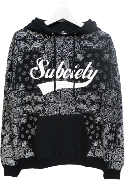 Subciety (֥ƥ) PAISLEY SWEAT SHORTS BLACKΥ