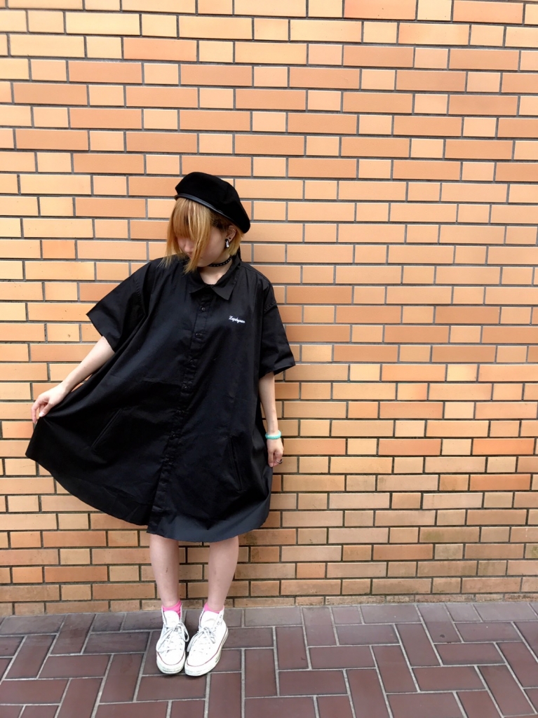 Zephyren (ե) PONCHO SHIRT S/S BLACKΥ