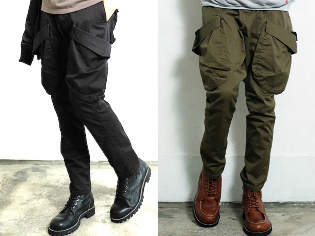 パンツ Virgo Special ark cargo pants 2 VIRGO SQUARE PKT SPECIAL CARGO KHAKI / ロックファッション
