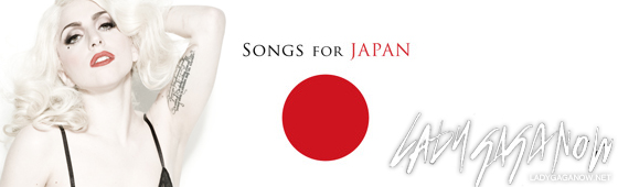 ladygagasongsforjapan