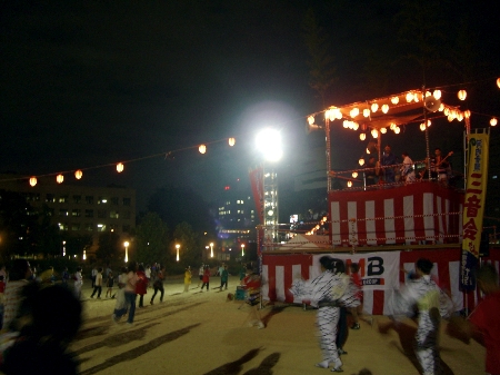 手づくりの夏祭り