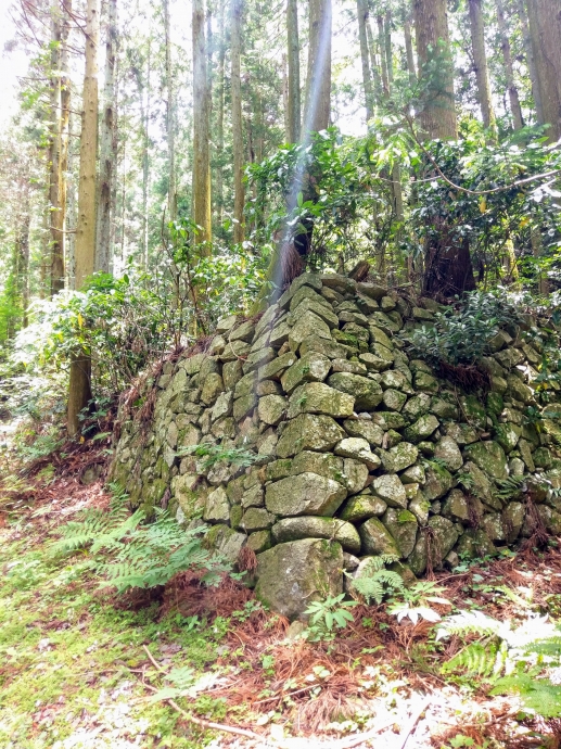 高取城 石垣