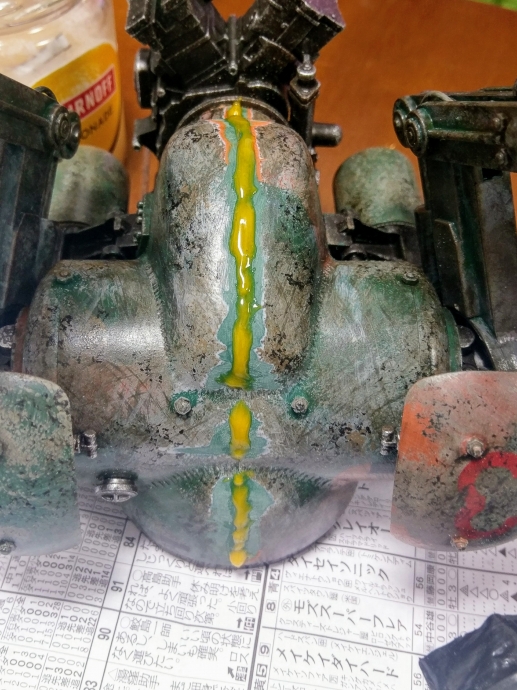 クレーテ T.W.-47 KROTE Maschinen Krieger ZbV3000 Ma.K. 塗装 リペイント マシーネンクリーガ ー