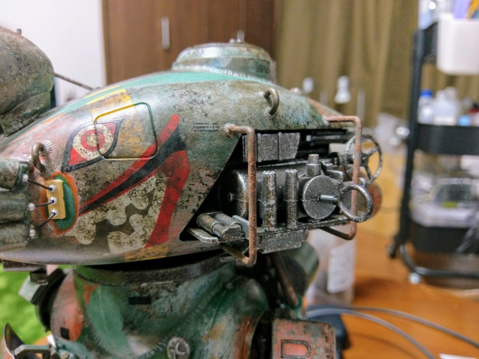 クレーテ T.W.-47 KROTE Maschinen Krieger ZbV3000 Ma.K. 塗装 リペイント マシーネンクリーガー