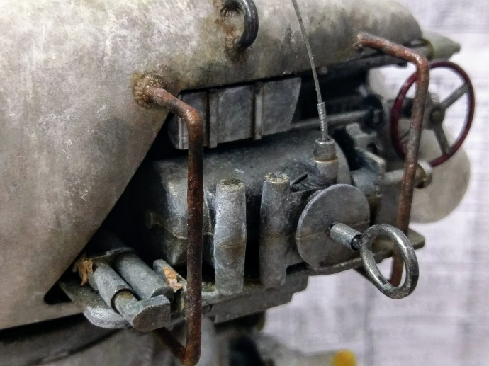 クレーテ T.W.-47 KROTE Maschinen Krieger ZbV3000 Ma.K. 塗装 リペイント マシーネンクリーガー 機関部