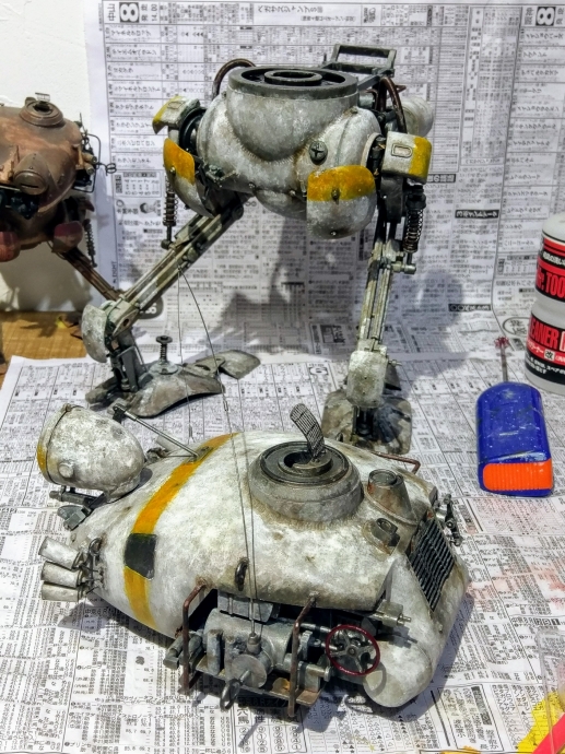 クレーテ T.W.-47 KROTE Maschinen Krieger ZbV3000 Ma.K. 塗装 リペイント マシーネンクリーガー ウェザリング