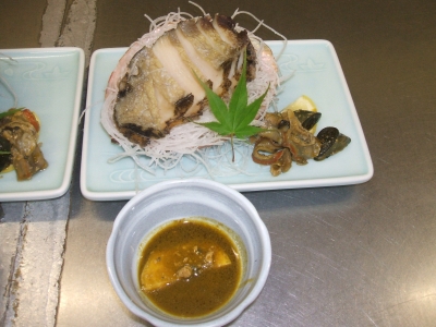 アワビバター焼き