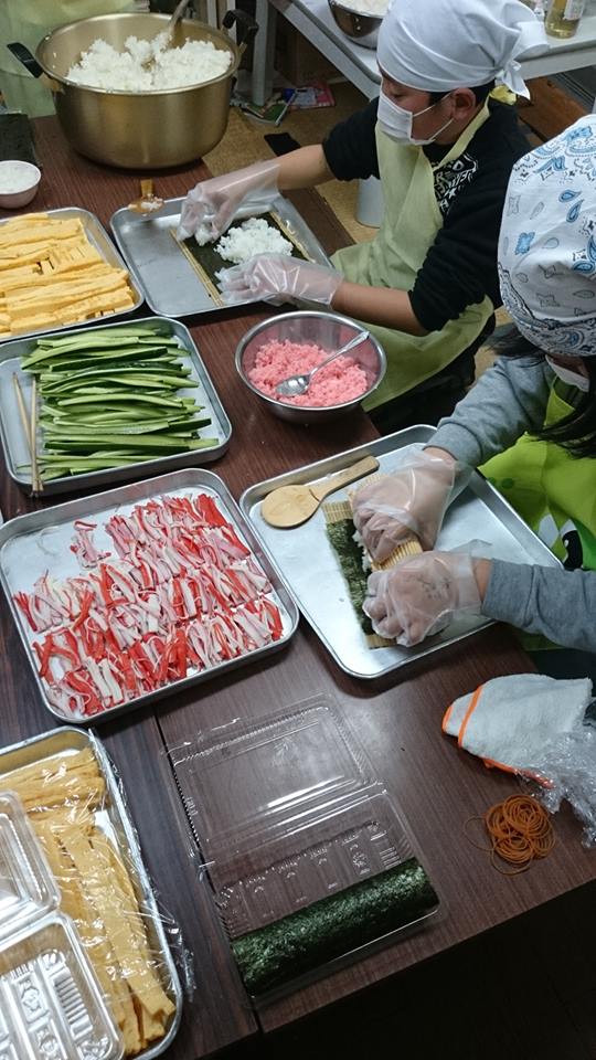 恵方巻き作成