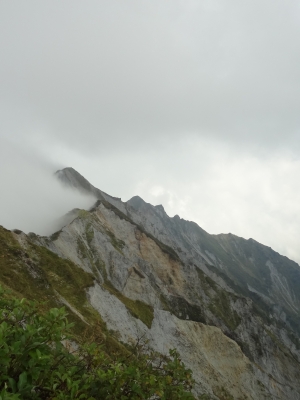 大山の頂上からの景色