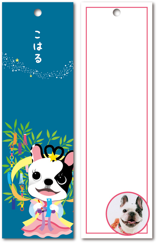キャラ☆短冊1頭タイプ