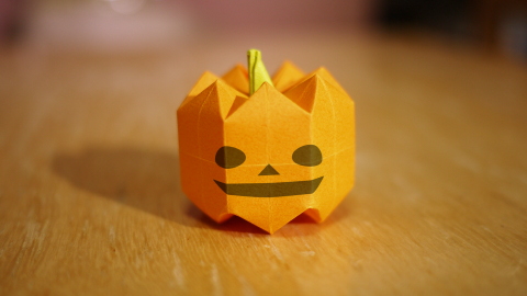 折り紙で かぼちゃ アトリエせんちょー