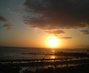 ハーバーの夕暮れ