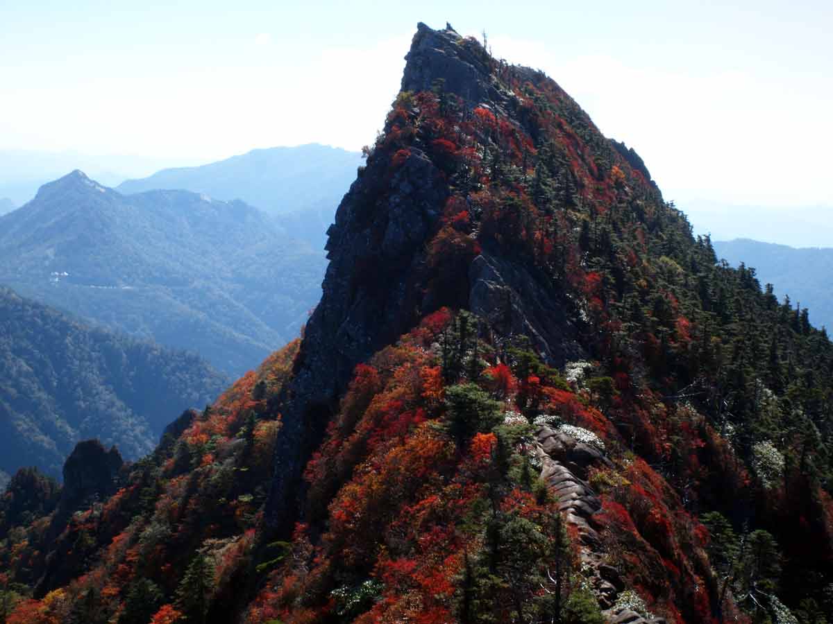 弥山より天狗岳