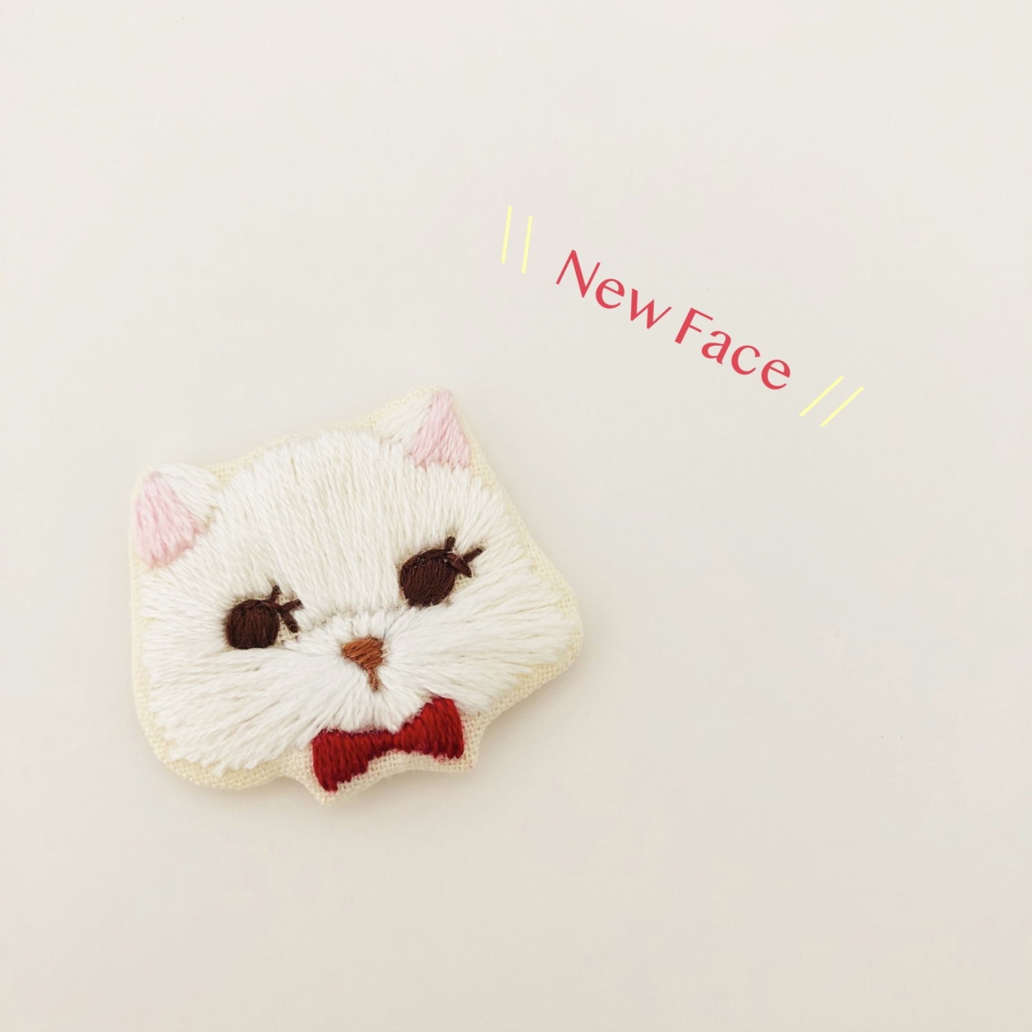 Pulpy のnew Face Pulpy 刺繍ブローチetc